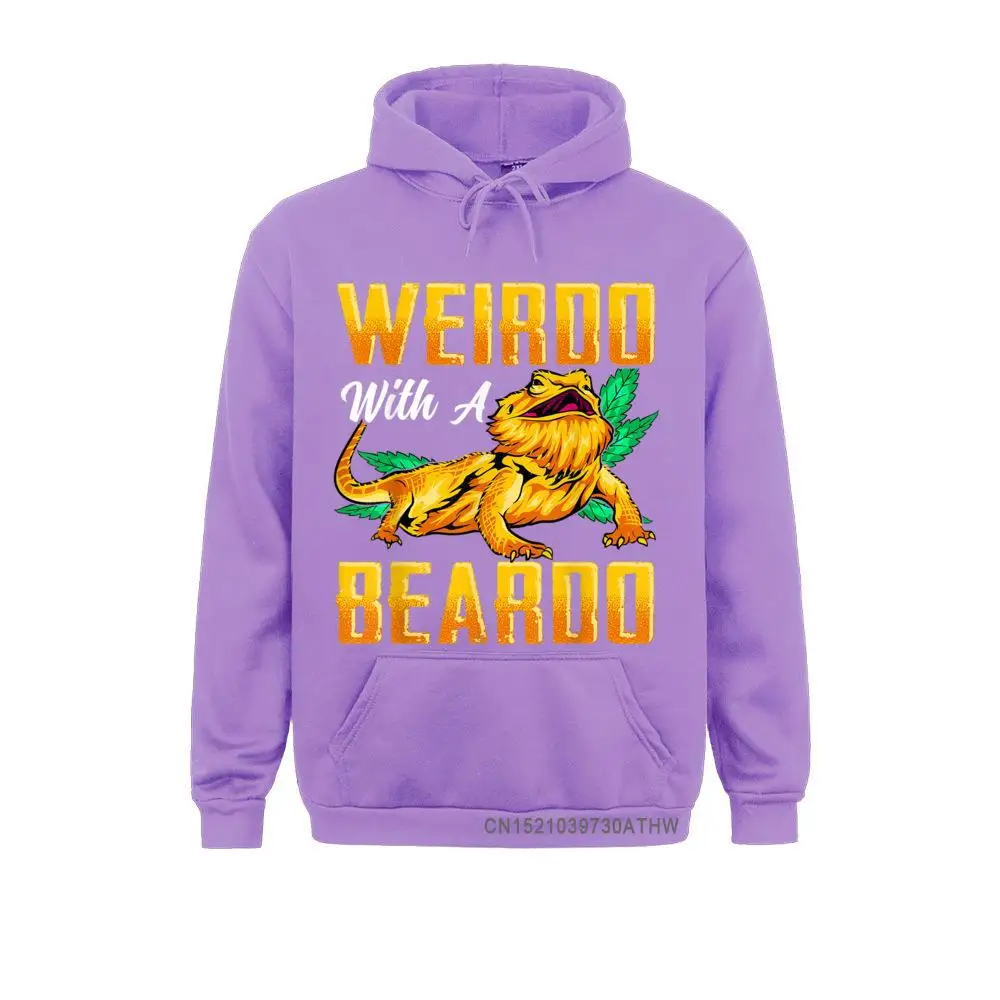 Weirdo dengan A Beardo Naga Berjanggut Beardie Hadiah Kekasih Hoodie Atasan Berkerudung Hari Buruh Musim Dingin Kaus Pria Dijual Pakaian