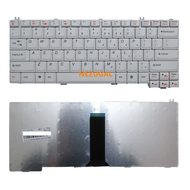 English laptop keyboard for LENOVO 3000 C100 C200 F31 F41 G420 G430 G450 G530 A4R N100 N200 Y430 C460 C466 C510 US layout