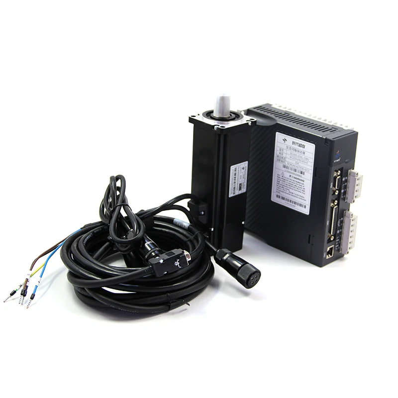 servo motor with driver 3phase  220v 750W 1kw 1.2kw  1.5kw 1.8kw 2kw 2.3kw 2.6kw  ac motor