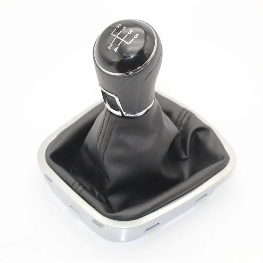 For VW Polo 6R 6C 2009 2010 2011 2012 2013 2014 2015 2016 2017 2018 Car-Stying 5/6 Speed Gear Stick Gear Shift Knob Boot