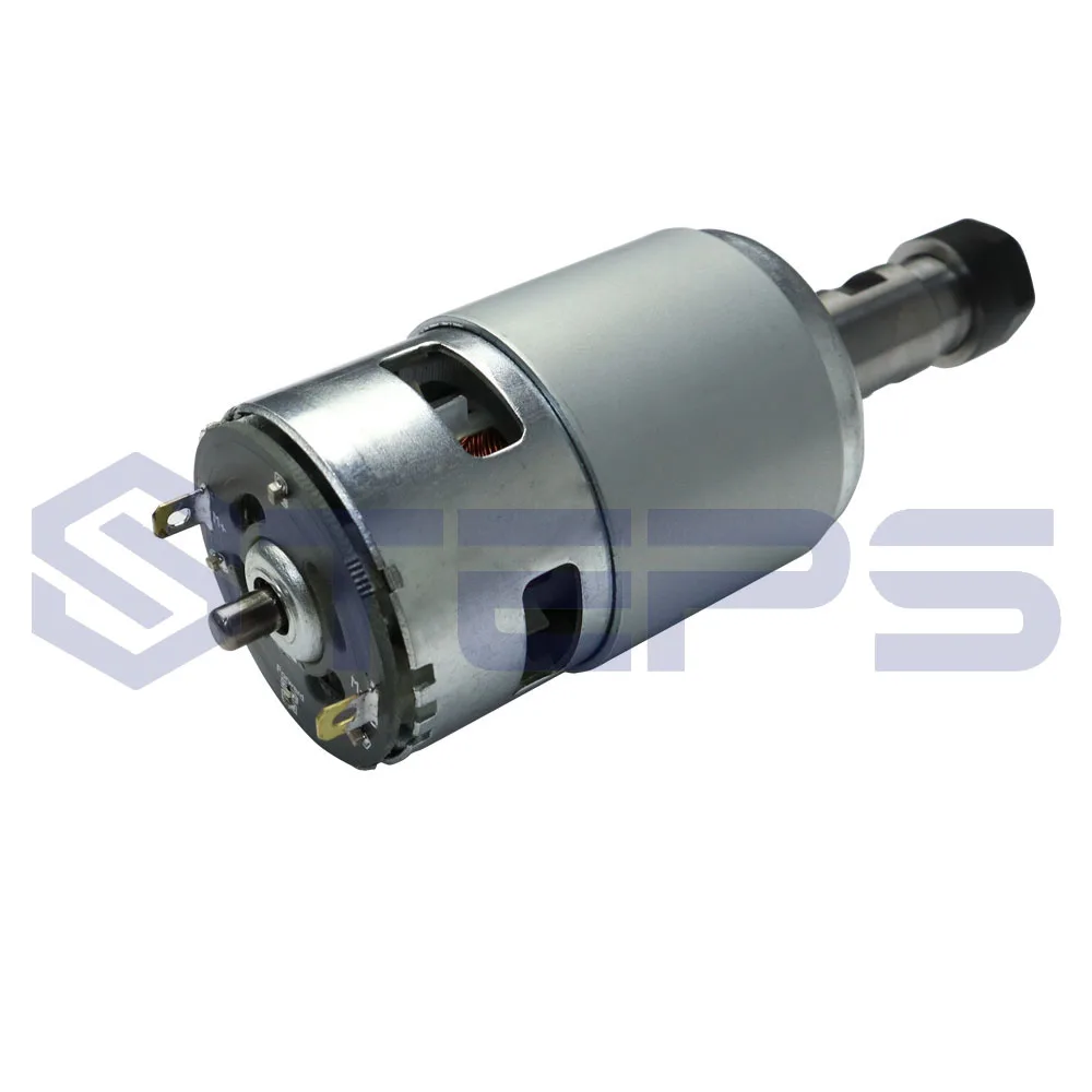 CNC Spindle Milling Motor with Φ1/8(3.175mm) ER11 Collet for Engraving Machine DC24V 9000RPM  12V 4500RPM