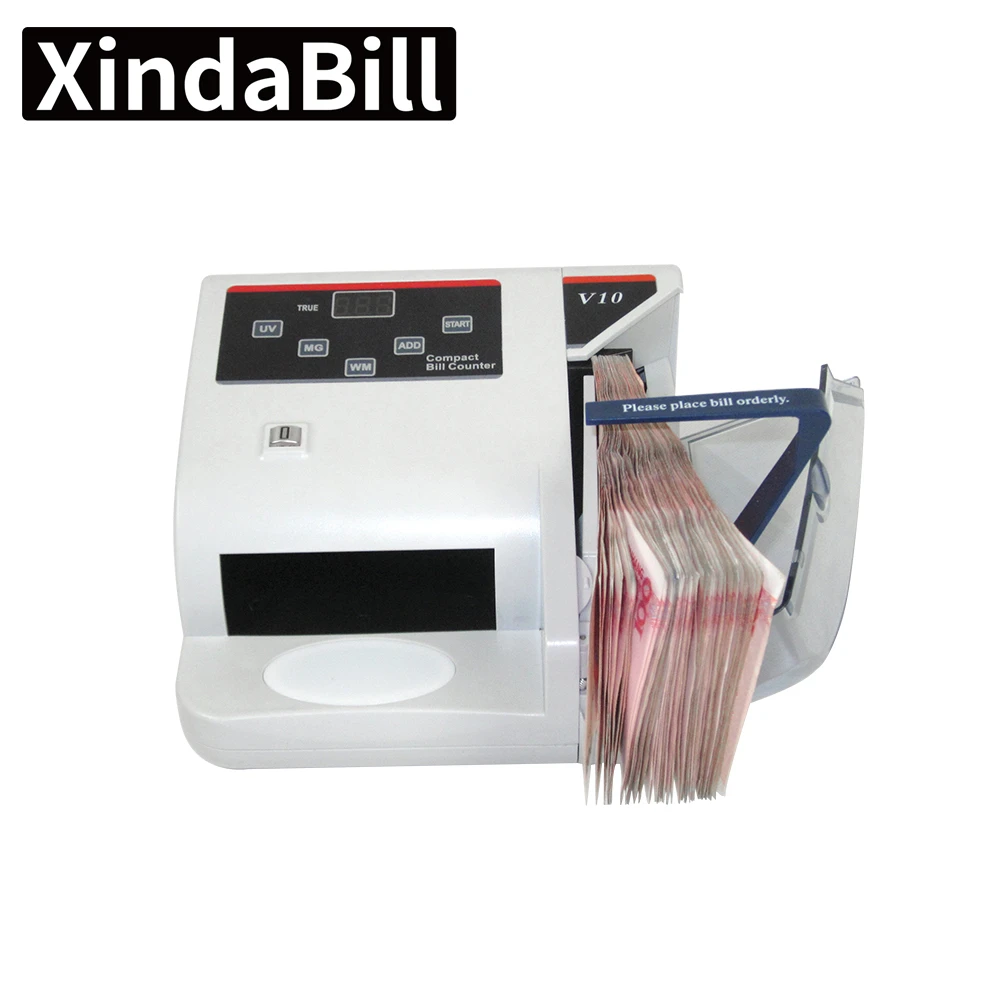 V10 Portable handy Money euro notes Counting Machine Fake Bankenotes Detection Money counter