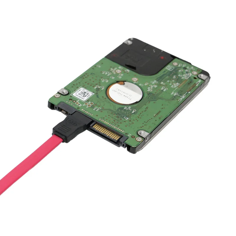 Serial 2 Cable Lead Hard Drive Data SATA II data cables connecting serial ATA hard drive to serial ATA compatible mother board