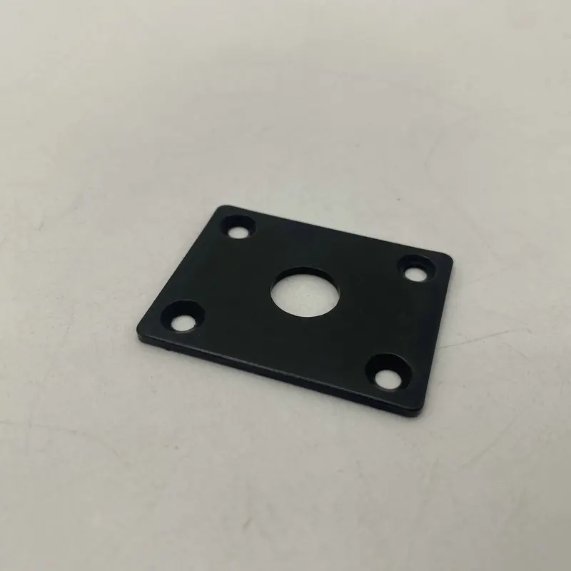 korea made Electric guitar and bass guitar Jack plate ,input plate goes with screws ,metal in black