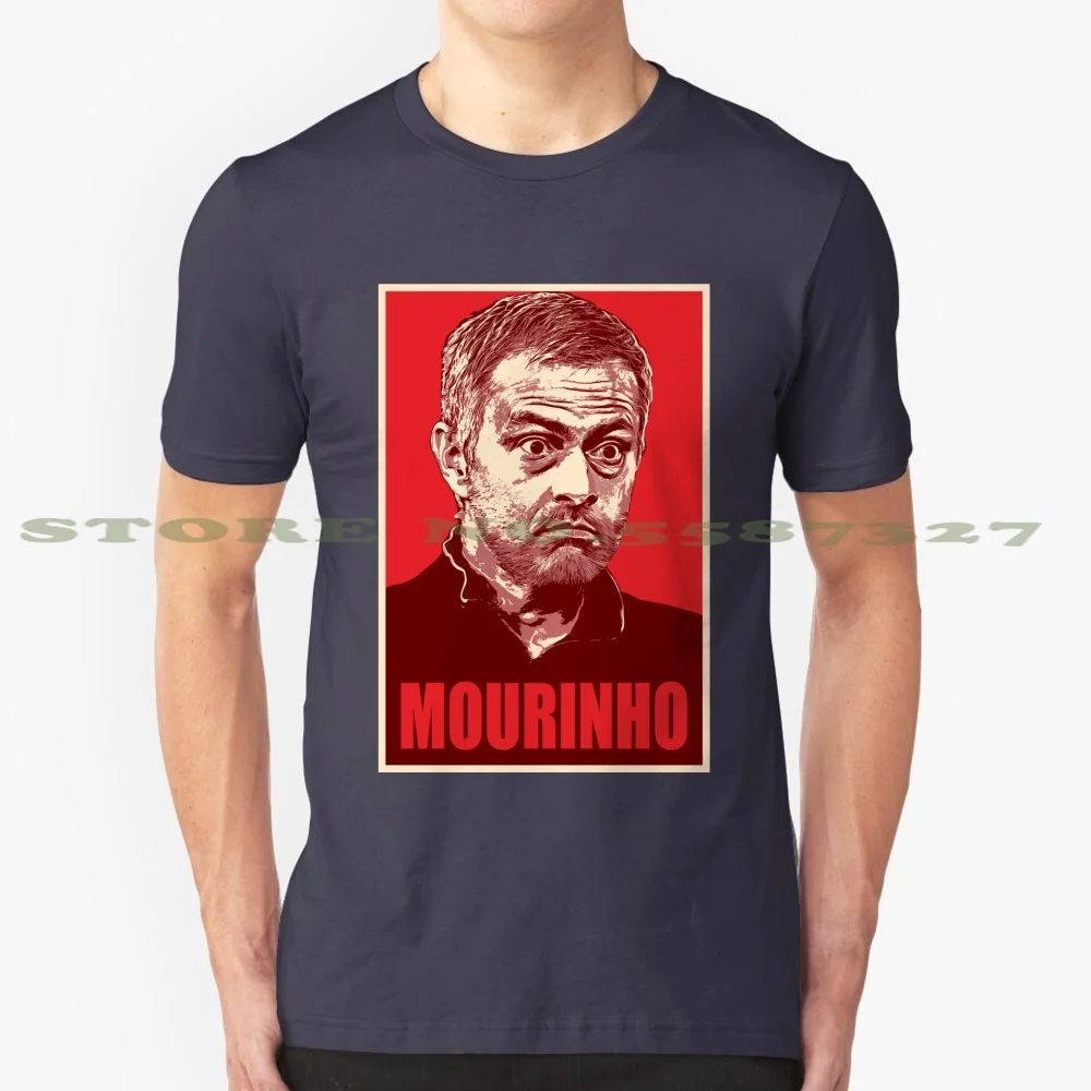 Jose Mourinho 100% Cotton T-Shirt Dab Pogba Celebration Paul Em Red Devil Mu Zlatan Ibrahimovic Jose Mourinho Football Soccer