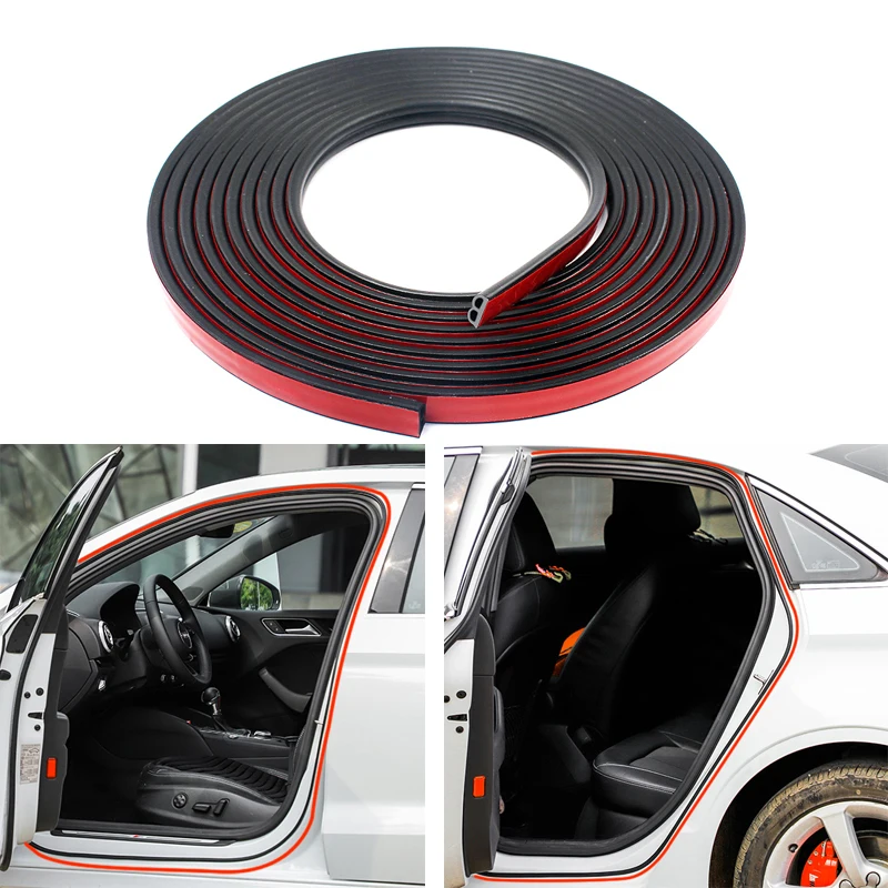 

Car Rubber Seal Strip Noise Insulation Door Sealing For Ford Focus 2 1 Fiesta Mondeo 4 3 Transit Fusion Ranger Mustang KA S-max