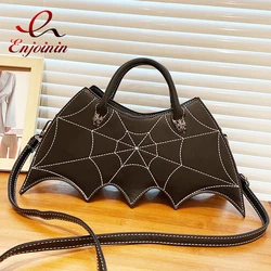 Bat Wing Shoulder Bag Fashion Purses and Handbags for Women Black Crossbody Bag Halloween Top Handle Bag Female Leather Totes