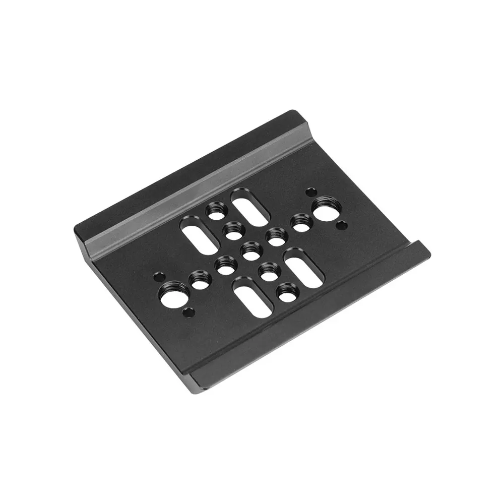 KIMRIG Lightweight 80mm ARRI Dovetail Plate WIth 1/4ββ-20 And 3/8ββ-16 Threaded Holes Tripod Fluid Head DSLR Camera Accessories