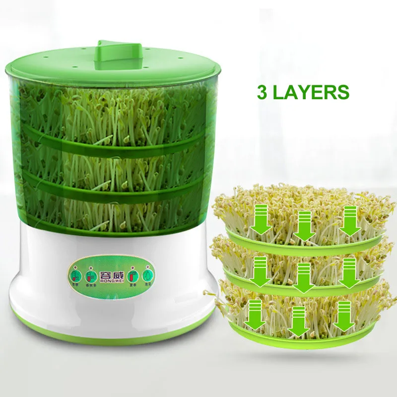 

Bean sprout machine home automatic large capacity bean tooth vegetable bucket raw mung bean sprout pot