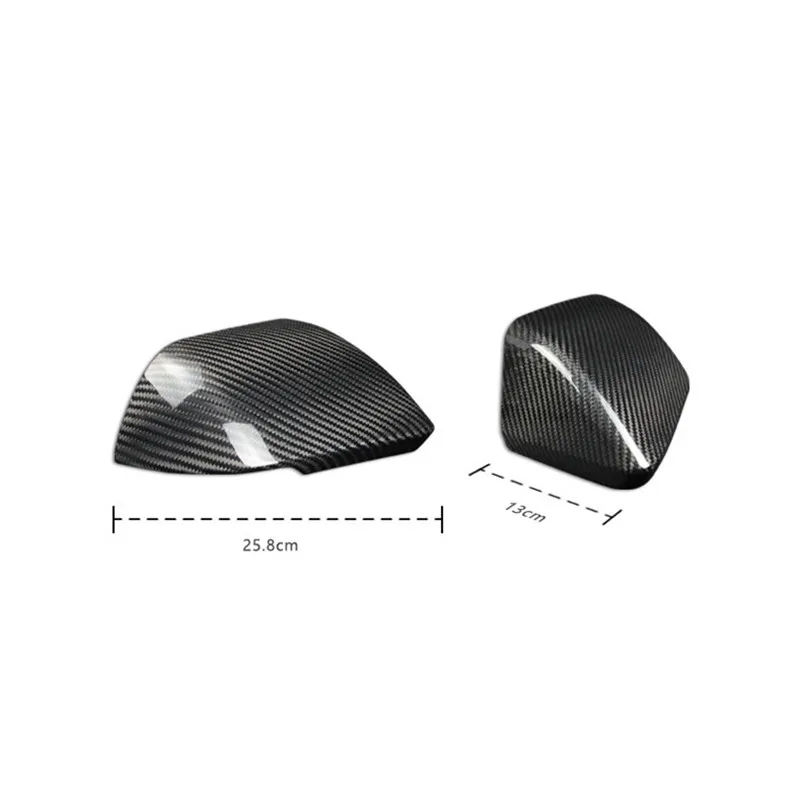 North American Version For Ford Mustang 2015 - 2020 Side Wing Mirror Cover Caps Carbon Fiber Rearview Mirror Case Cover