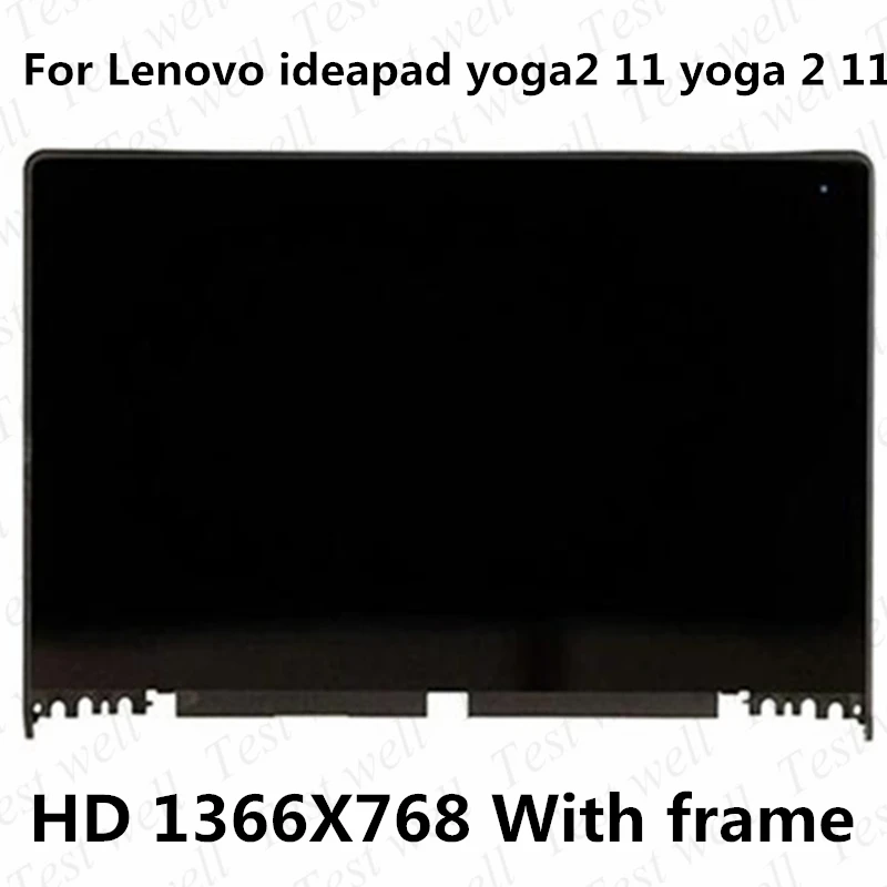 

Original 11.6" LCD Screen Touch Digitizer Assembly+Bezel For Lenovo ideapad yoga2 11 yoga 2 11 LP116WH6(SP)(A1) B116XAT02.0