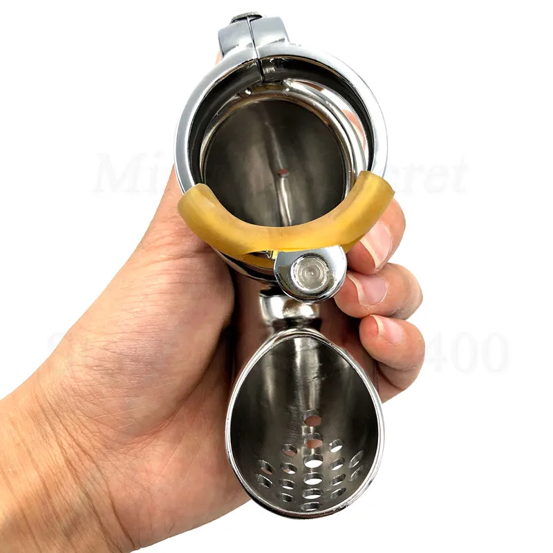 Curving Stainless Steel Male Chastity Device,Penis Sleeve,Penis Rings,Metal Cock Cage,Chastity Lock,BDSM Sex Toys For Men Gay