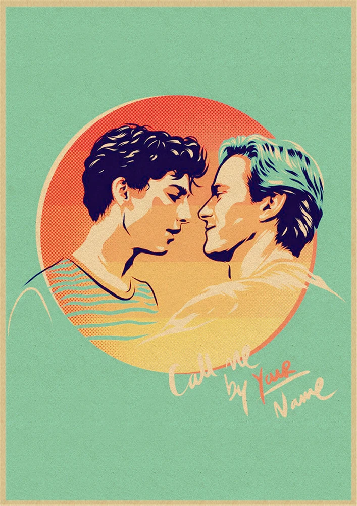 Call Me by Your Name Movie Kraft paper poster Wall Art Wall Pictures For Living Room Decoration
