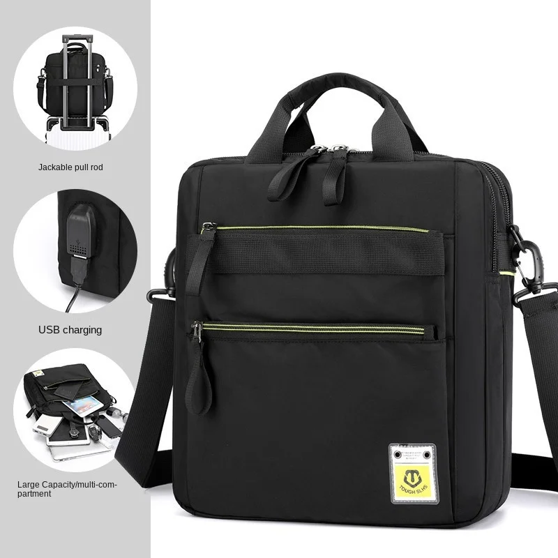 

New Men's Outdoor Sports Shoulder Bag Casual Portable Messenger Bag Travel Bag Business Computer Portable Single Shoulder Bag