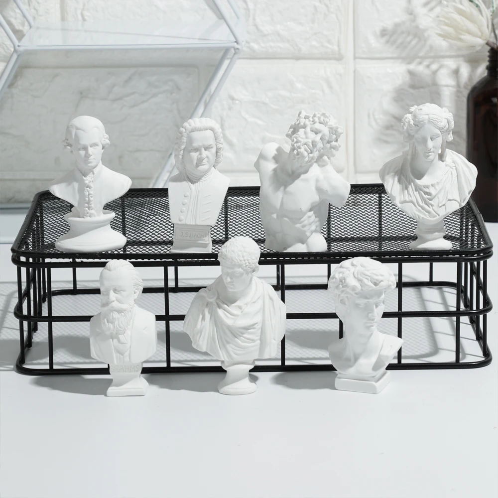 Greek mythologyの置物,石膏像,化粧台の像,職人技,家の装飾