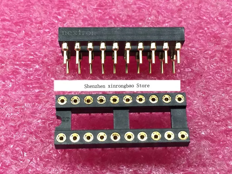 10PCS Round Hole IC socket Connector DIP 6 8 14 16 18 20 24 28 32 40 pin Sockets DIP6 DIP8 DIP14 DIP16 DIP18 DIP20 DIP28 DIP40