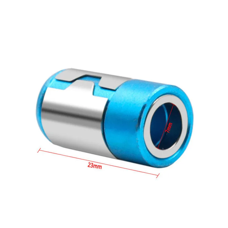 1Pc Universal Magnetic Ring Metal Screwdriver Bit Magnetic Ring For 6.35mm Shank Anti-Corrosion Drill Bit Magnet Powerful Ring