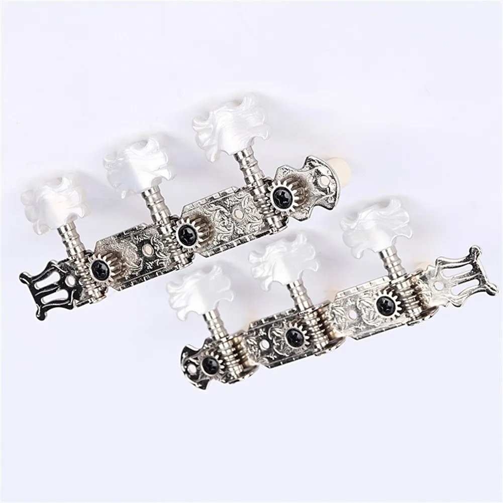 Classical Guitar String Tuning Pegs Machine Heads Tuners Keys Parts With Screws Guitar Optimization Easy To Operate Tuning Pegs