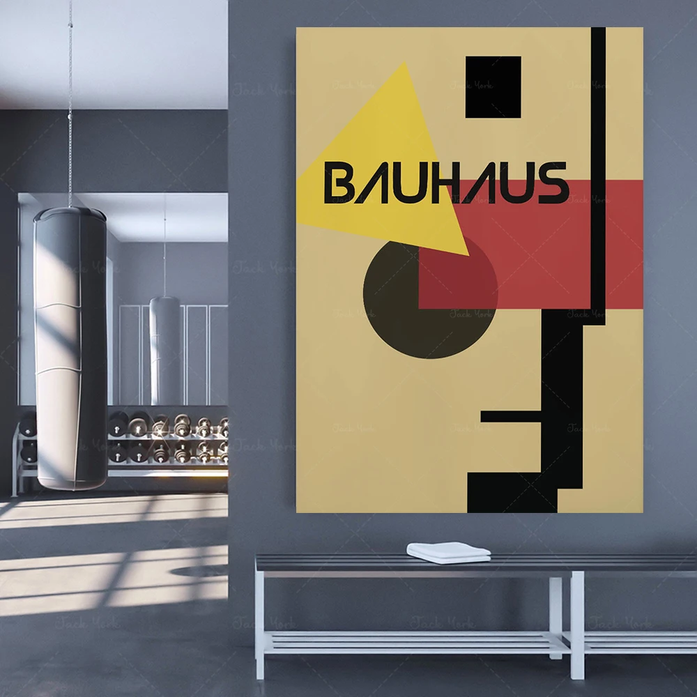 BAUHAUS Exhibition Poster - Printable Wall Art, Classic Advertising Print, Vintage Elegant Poster,