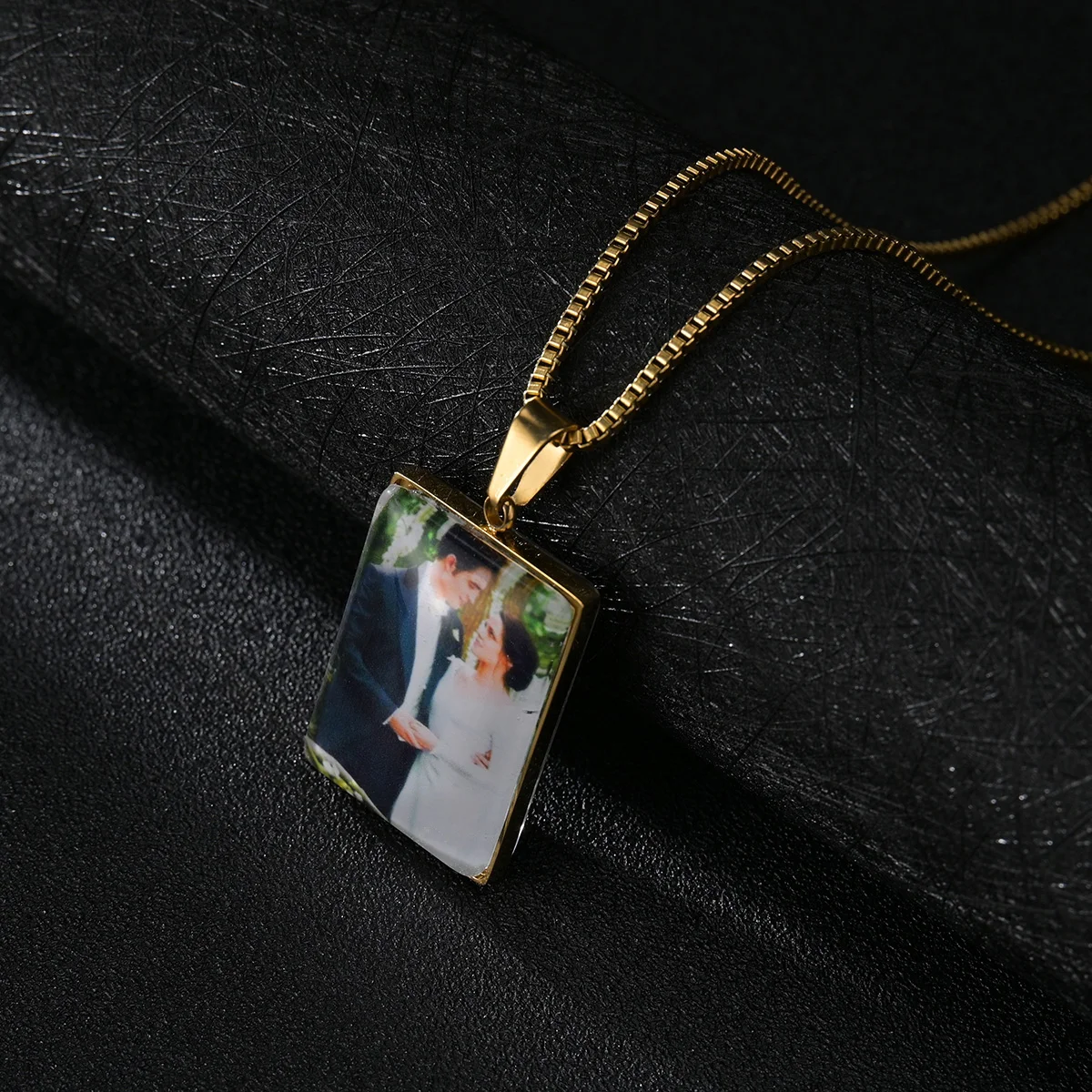 

Customize Custom Photo Necklace Custom Pictures Nameplate Pendant Necklace for Kids Custom Memory Jewelry for Family Gifts