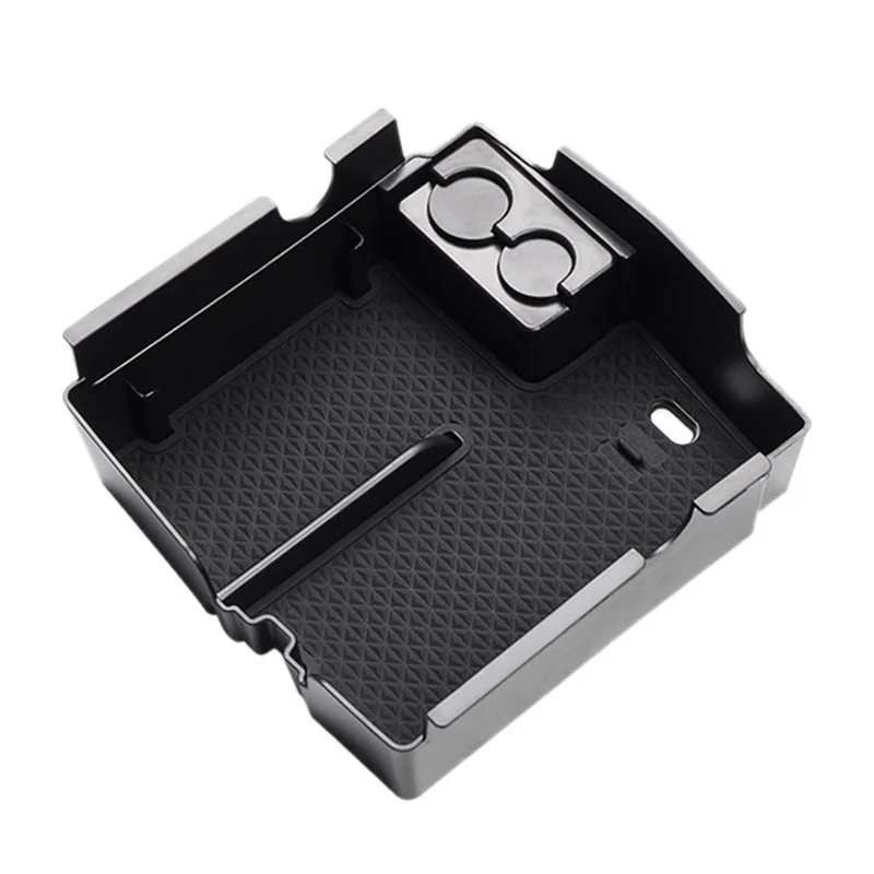 For JEEP Wrangler JL 2018-2023 Car Central Armrest Box Storage Coin Organizer Tray Pocket Interior Auto Stowing Accessories