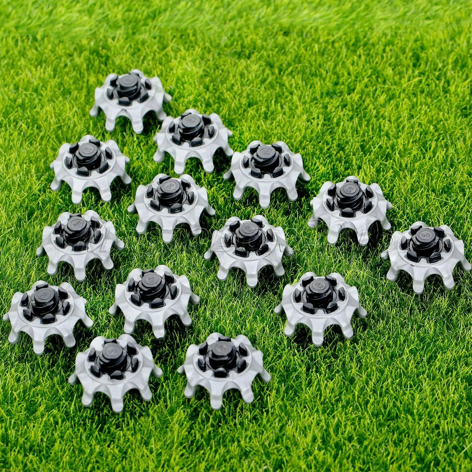 14pcs Golf Shoes Soft Spikes Pins Turn Fast Twist Shoe Spikes Replacement Set Golf Training Aids