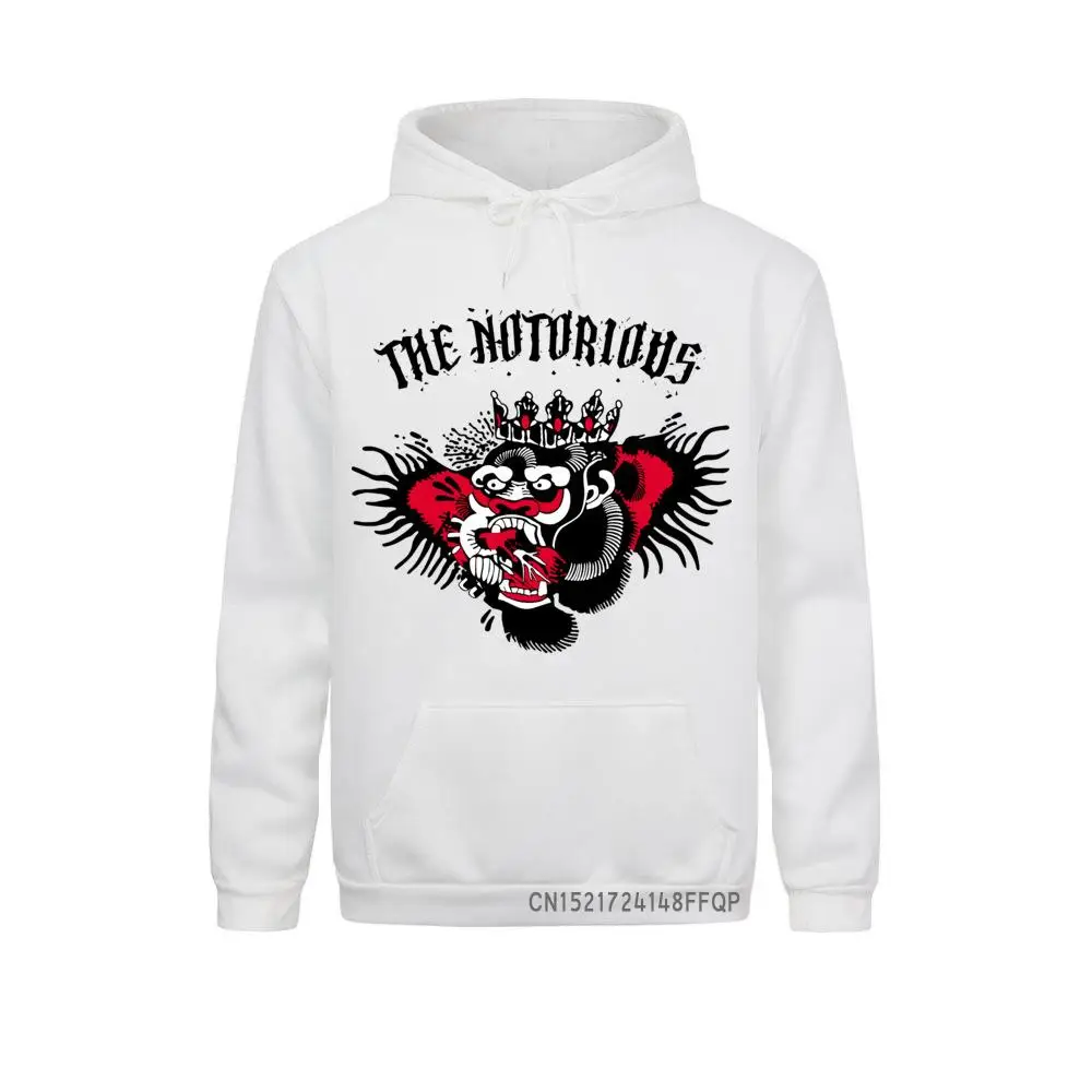 Men The Notorious Conor McGregor Pullovers Vintage Long Sleeve Hoodiess Harajuku Coats Gray Pullover