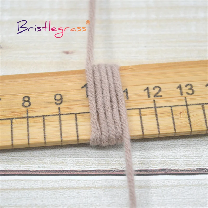 BRISTLEGRASS 1 Skein 50g Acrylic Crochet Yarn 5 Strand Milk Cotton Thread Baby Sweater Scarf Doll Fabric DIY Hand Knitting Craft