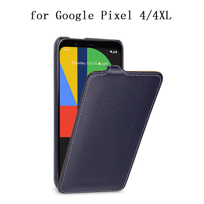 

Business Flip Phone Case for Google Pixel 4 Pixel4 Case Luxury Genuine Leather Cases Cover Skin for Google Pixel 4xl Pixel 4 XL