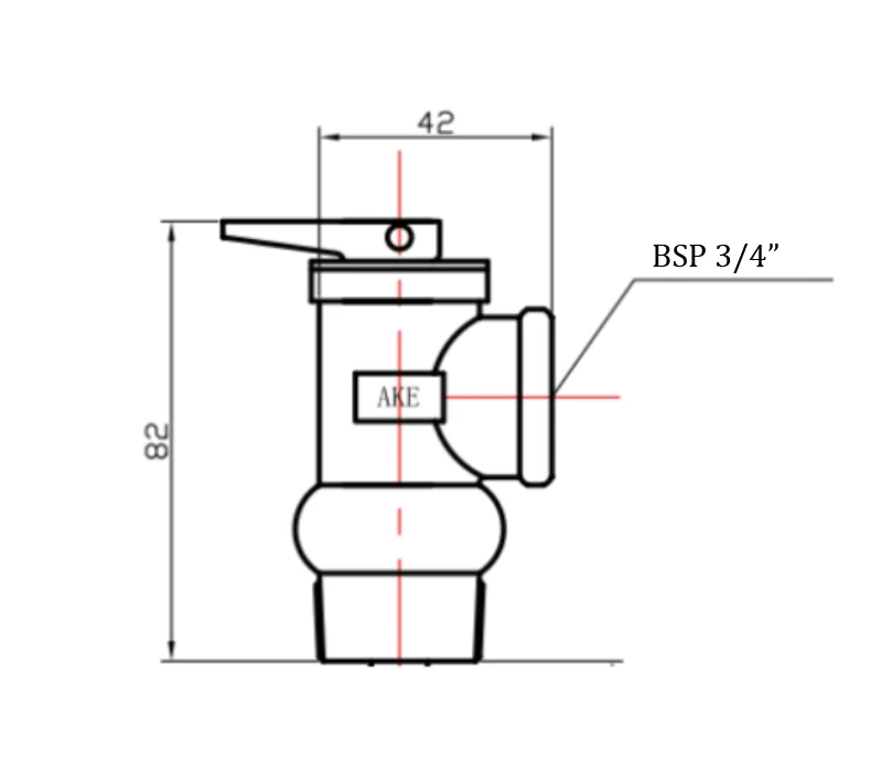 1-10Bar Pressure Relief Valve 0.1-1.0Mpa Safety Valve YA-20 YA-15 DN15/20 G1/2\