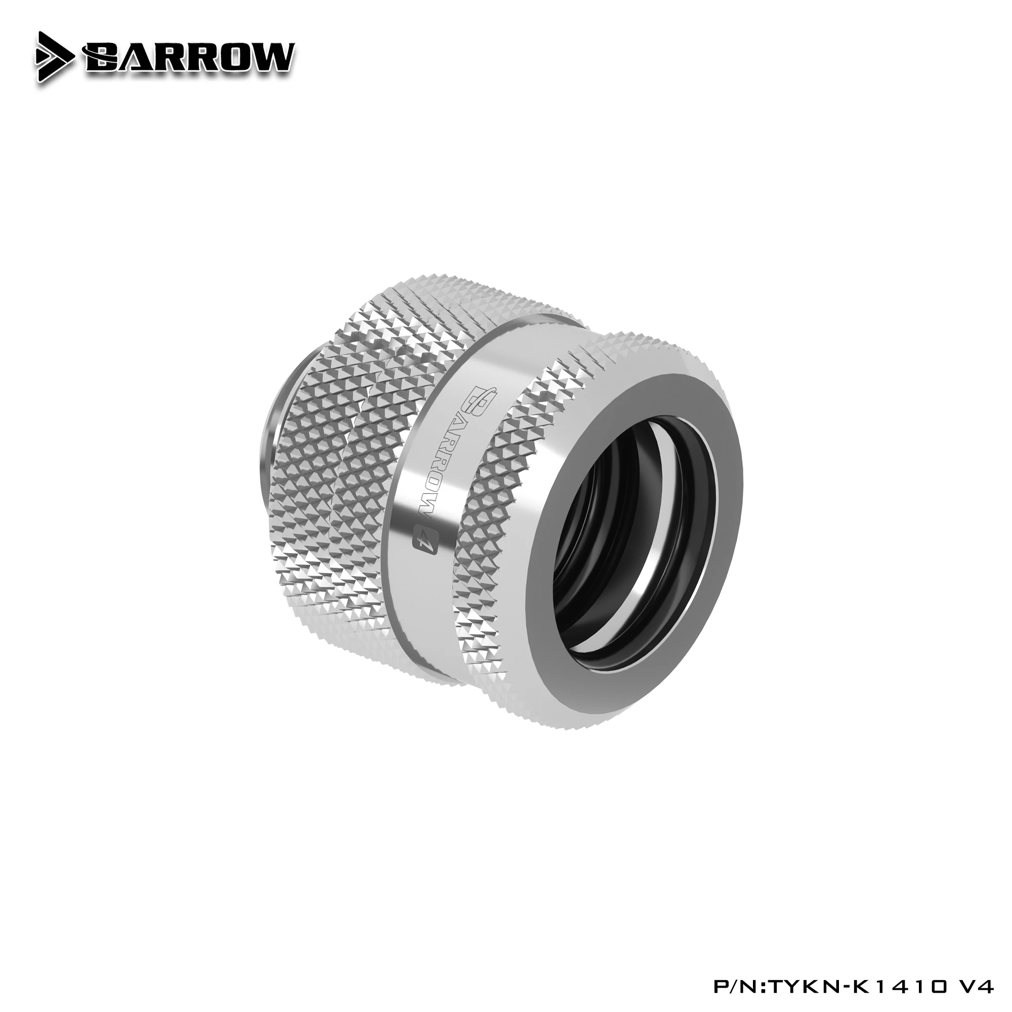 Barrow TYKN-K1410 V4 8pcs G1/4 Hard Tube Fitting Water Cooling Asik OD14mm Adapters Liquid Cooler For PC Silver/Black/White/Gold