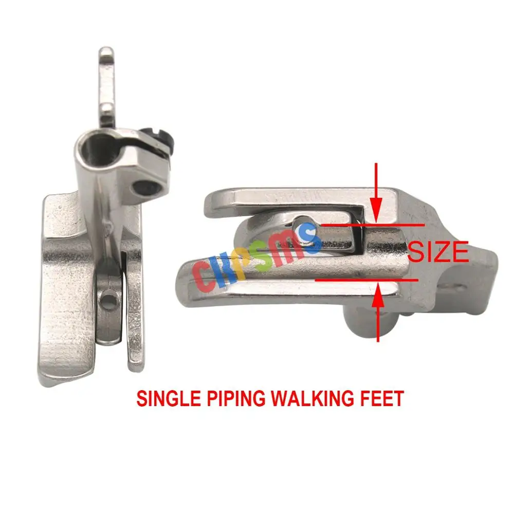 12SET Walking piedino misura per JUKI CONSEW SINGER fratello WALKING FOOT macchina da cucire industriale # KP-WF12