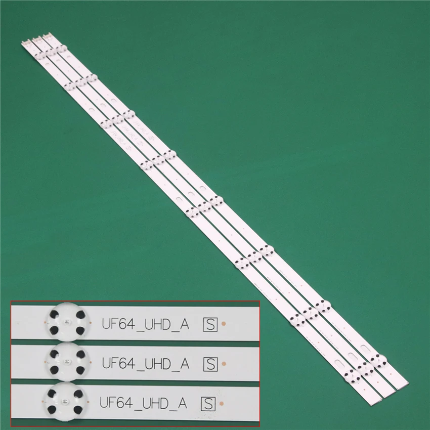 850mm LED Bands For LG 43UH6200 43UH6207 43UH6209 43UH620V LED Bars Backlight Strip Line Ruler Direct 43inch UHD 1Bar 24EA Type