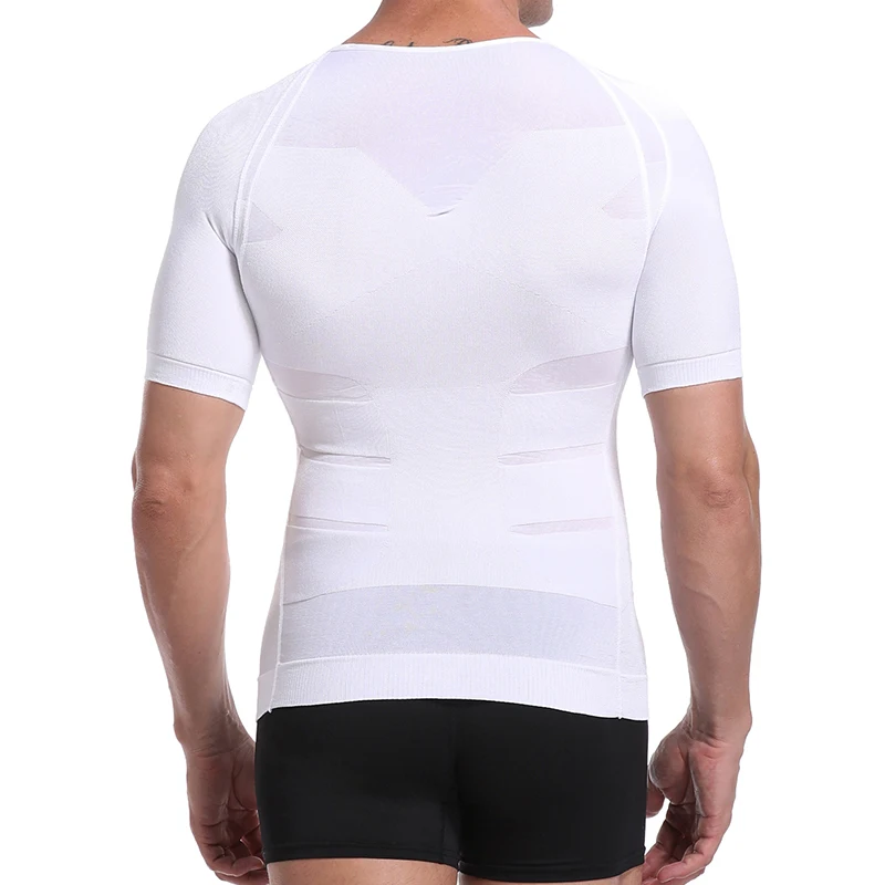 Classix Men Body Toning T-Shirt Gynecomastia Compression Shirts Posture Corrector Undershirt Belly Slimming Corrective Underwear