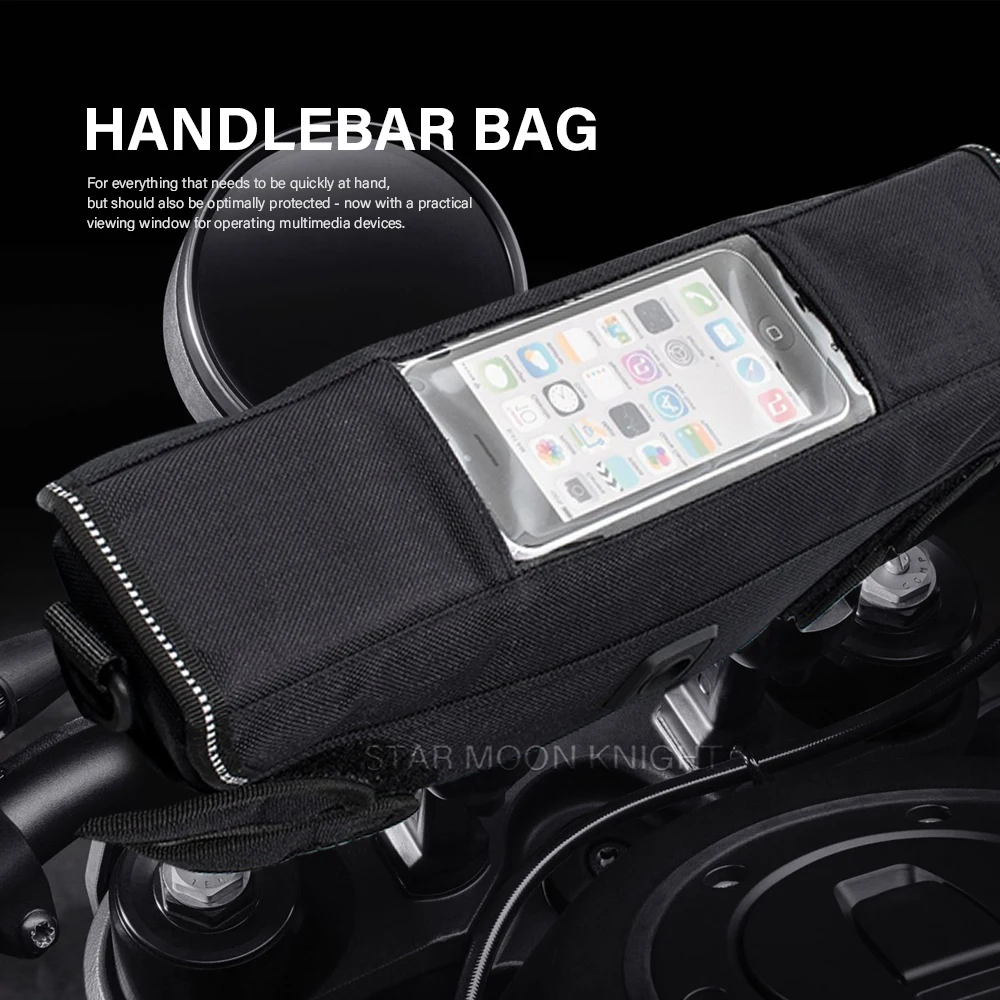 

Motorcycle Accessories Waterproof Bag Storage Handlebar bag Travel Tool bag For Harley Bronx 975 1250 Street 500 Low Rider S