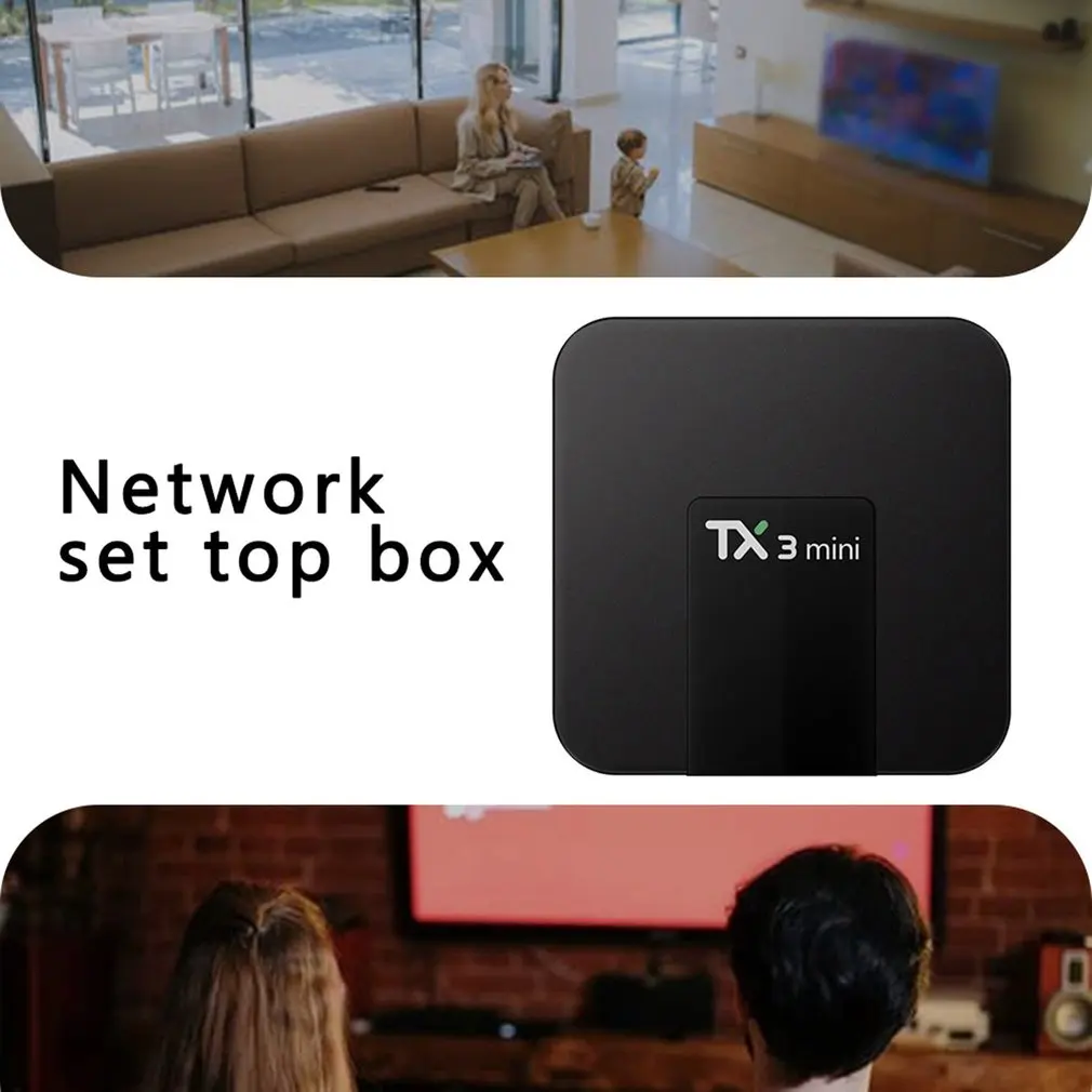 High Quality TX3 Mini Tv Box Smart 5G Wifi Smart Quad-core Wireless Network Set Top Box Dual Frequency Digital TV Set Top Box