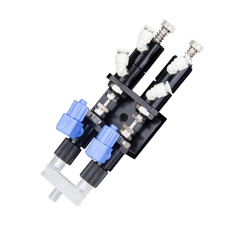 Two-liquid Back Suction Type Dispensing Valve Connected To Plastic Tee AB Pneumatic  Machine Accessories Thimble