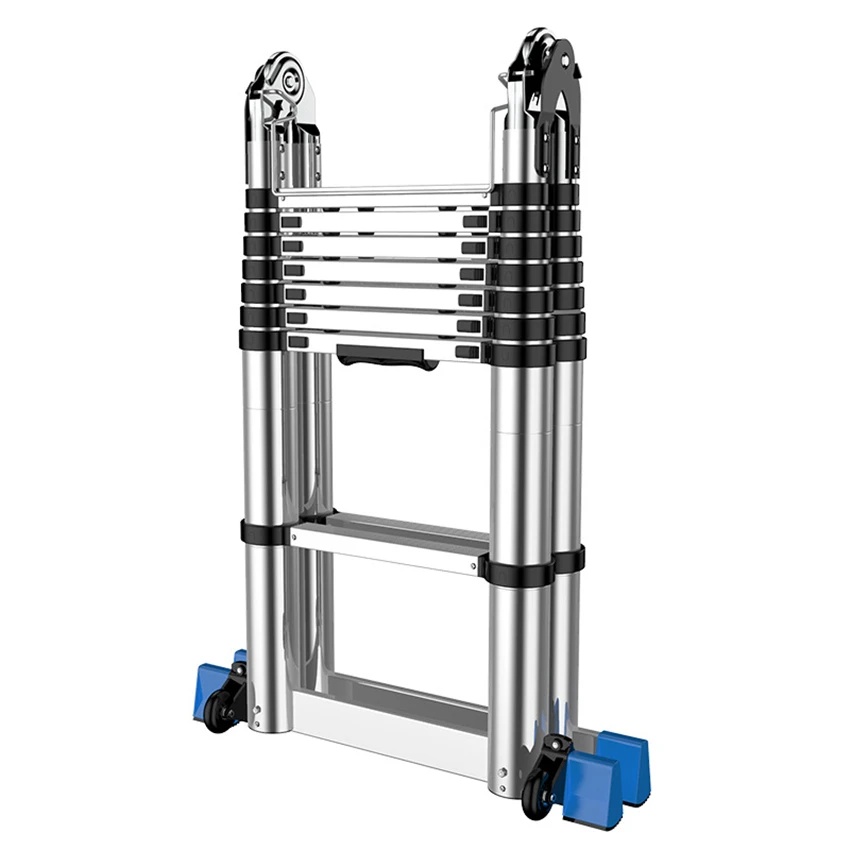 

Многофункциональная складная лестница 1,6 м + 1,6 м, инженерная телескопическая лестница, домашняя утолщенная алюминиевая лестница в елочку