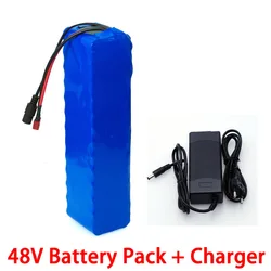 LiitoKala 48V 15ah 20ah 26ah Electric bike battery 48V 500W 750W scooter Lithium ion battery  with 20A BMS + 54.6V 2A Charger