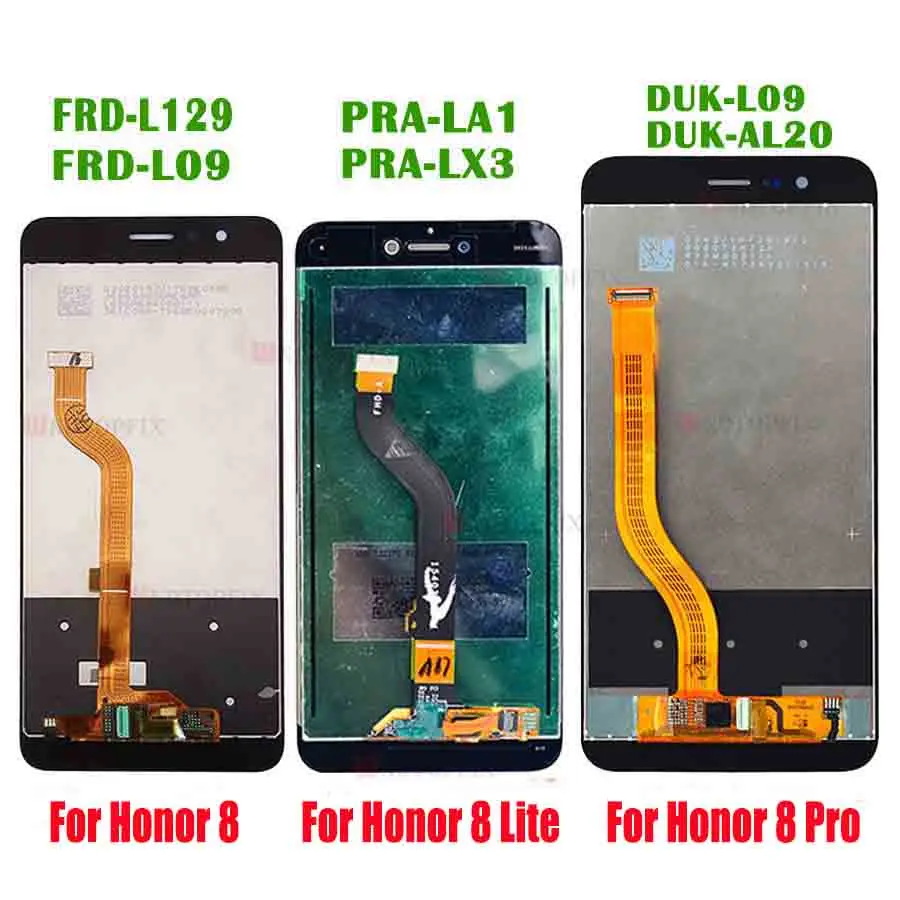 For Huawei Honor 8 Pro LCD Display Touch Screen For Huawei Honor 8 Lite LCD 8pro DUK L09 PRA TL10 LA1 LX1 LX3 FRD L09 L19 Screen