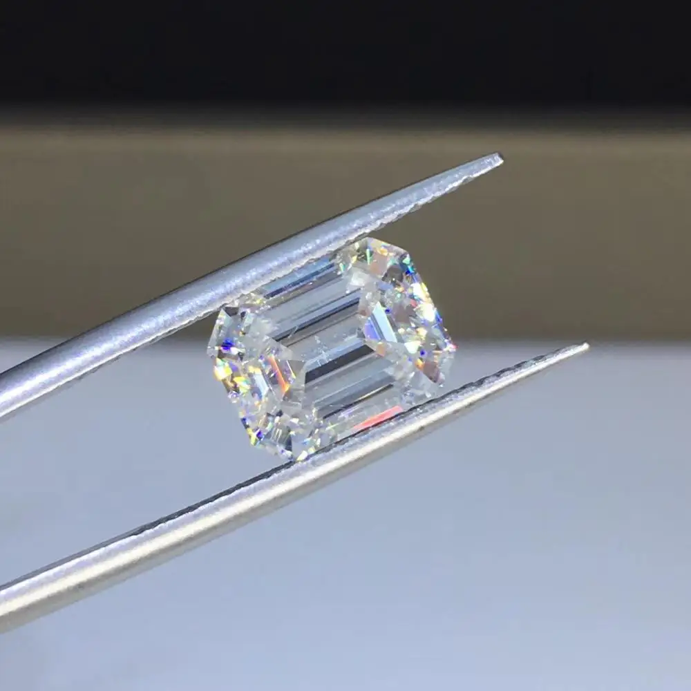 شعر اليهودي مخزن الزمرد شكل مويسانيتي 1.00ct D VVS بارستون مخصص مويسانيتي الدائري المعلقات للماس عارية