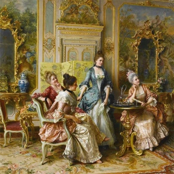 Beibehang אירופאי משפט דמויות ציור שמן מותאם אישית טפט ציור קיר טלוויזיה רקע KTV בר מסעדת טפטים לסלון