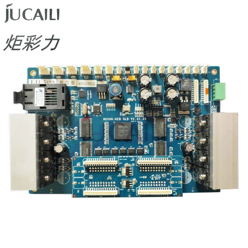 Jucaili one set xp600 Double head network version Hoson Board kit for ECO Solvent Printer carriage board main board  upgrade kit