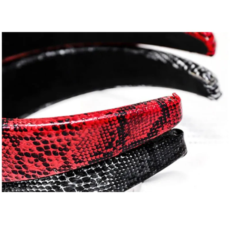 جداول الأسماك الخاصة بولي Plain عادي عقال للنساء الملحقات طباعة عصابة رأس واسعة الكبار هيرباند النساء غطاء الرأس هيرباند #3