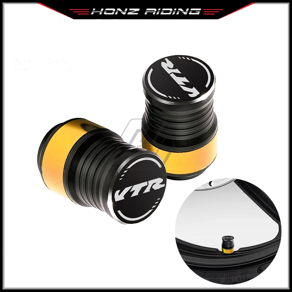 For Honda VTR250 VTR1000F VTR 250 1000F Motorcycle Accessories Wheel Valve Stem Cap Set