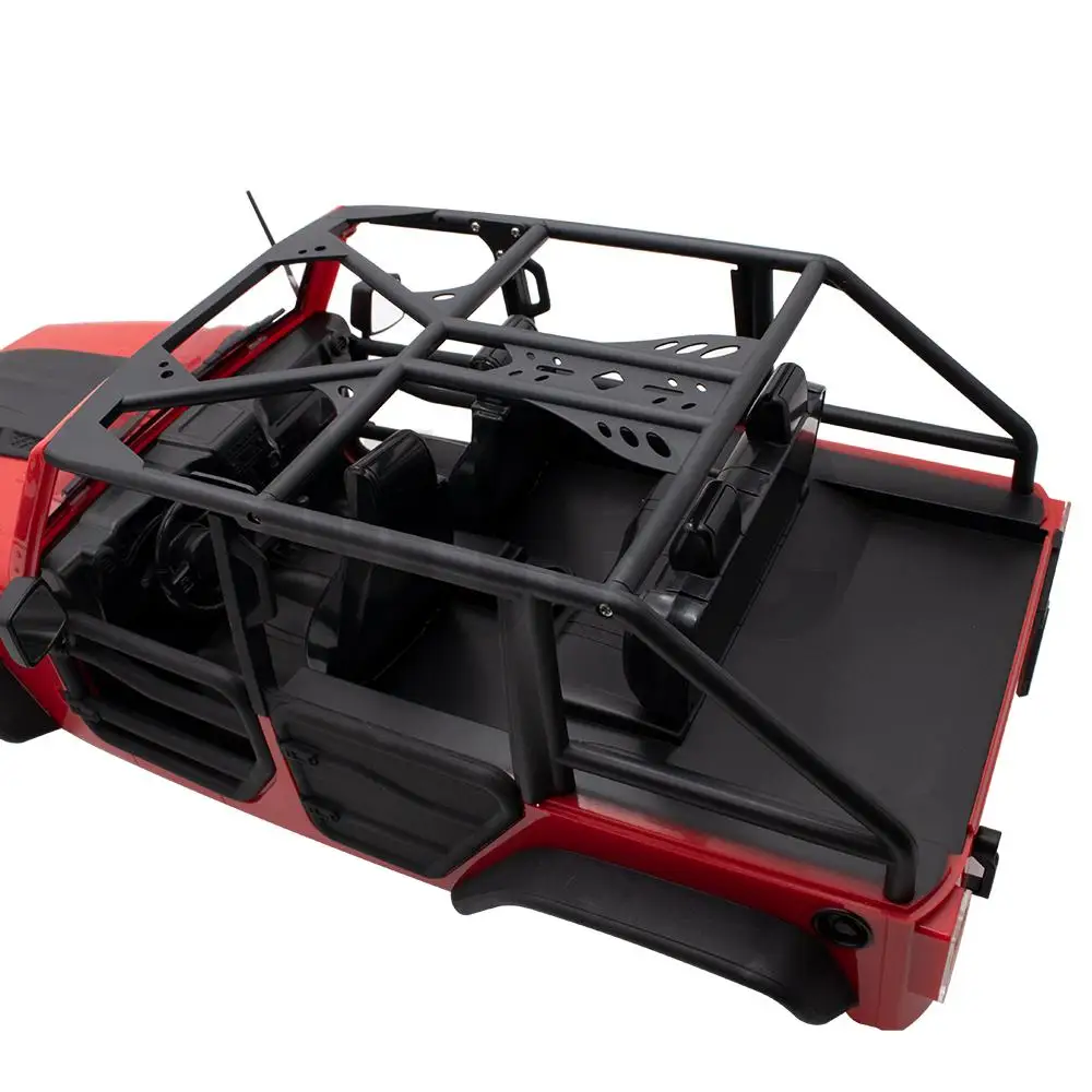 Applicable to 1/10 simulation climbing car 313mm wheel hard shell Wrangler roll cage Car shell protection frame SCX10 II