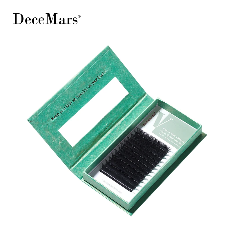 DeceMars V-Shaped Eyelash Extension（12lines/tray）