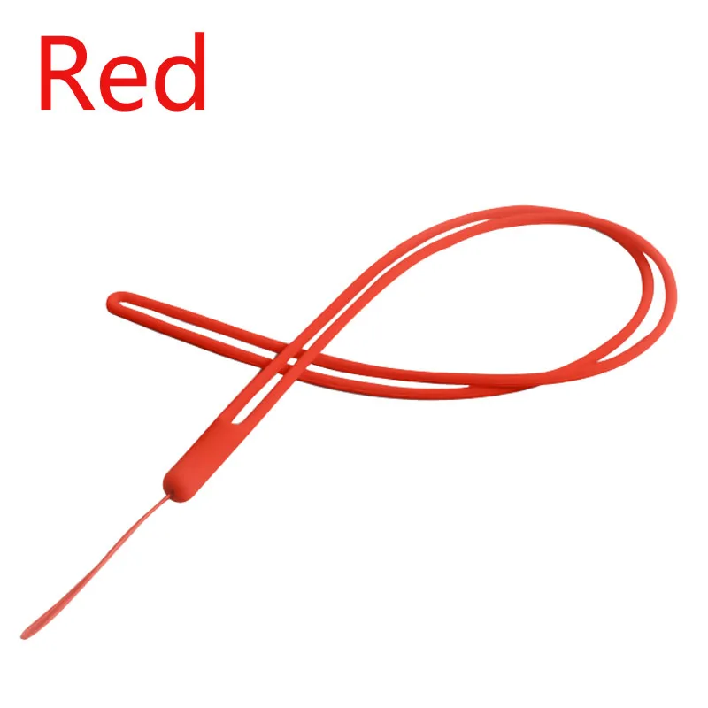 Cordino lungo in Silicone per cellulare cordino per telefono cinturini per polso cordini portachiavi cinturino carta d'identità palestra cavo per Badge USB corda per appendere