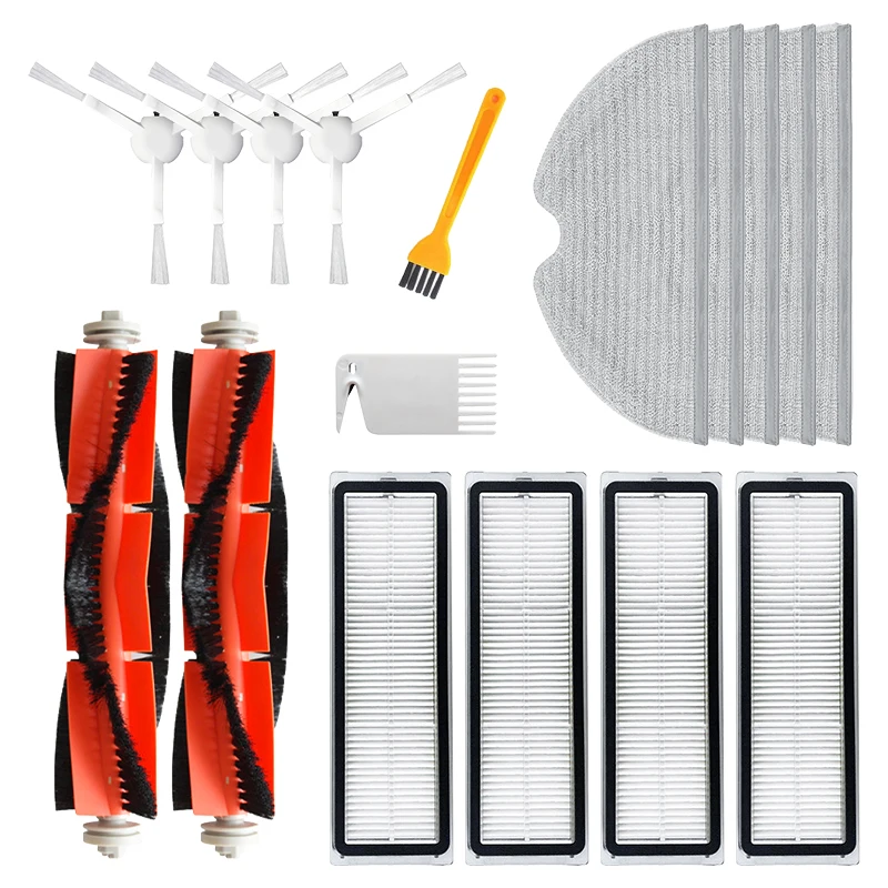 Filtr Hepa główna szczotka boczna Mop szmata zamiennik dla Xiaomi Mijia 1C 2C 1T / STYTJ01ZHM / STYTJ02ZHM Robot odkurzacz części
