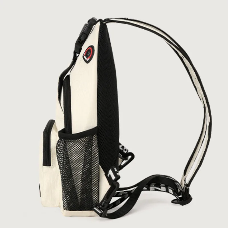 Women Casual Small Sling Backpack Travel Chest Bag With Earphone Hole Crossbody Bagpack Shoulder Bags For Hiking Cycling Sports